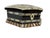 Handmade Octagonal Mother of Pearl Wooden Jewelry Box 8 Inch For Sale - Image 9 of 9
