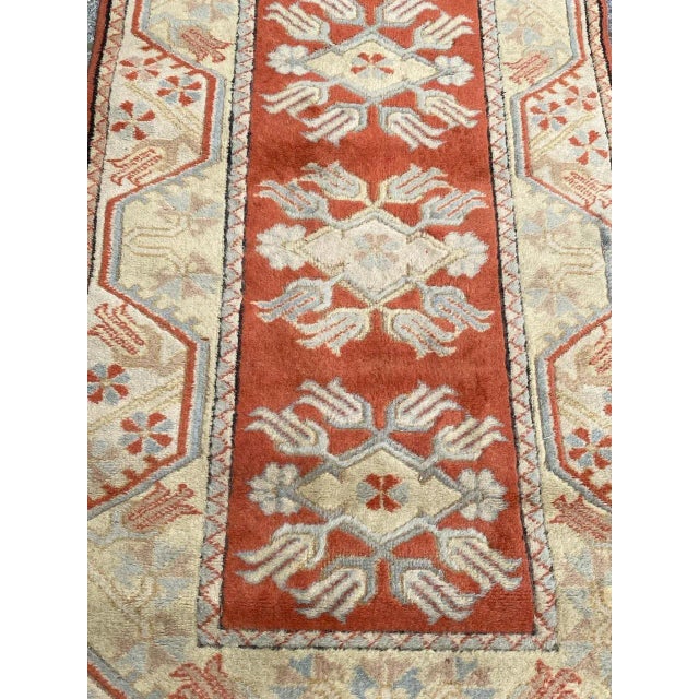 Textile Little Vintage Turkish Oushak Rug For Sale - Image 7 of 14