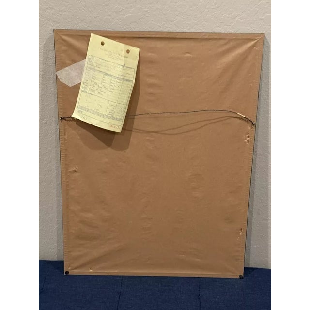 Freida Vredaparis (1928-) 1968 Surrealist Collagraph Print "Bourinage" Sgd. 3/25 For Sale In Los Angeles - Image 6 of 6