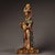 This striking vintage statue depicts Zasram (also known as Zaoxiang or a fierce protector deity in Tibetan Buddhist...