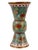 Japanese Large Japanese Cloisonne Enamel Trumpet Shaped Vase For Sale - Image 3 of 10