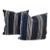 Pair of 19Thc Striped Linen Pillows For Sale