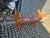 1960s Folk Style Wooden Bench with Carved Dogs, 1960s For Sale - Image 5 of 9