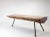 1960s Mid Century Modern Live Edge Pine Coffee Table After Carl Aubock Iron Legs For Sale - Image 6 of 12