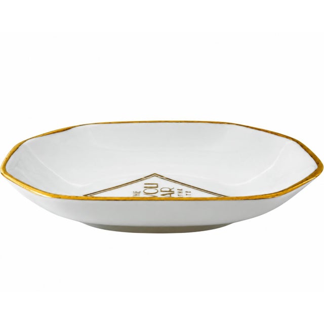 Ceramic Vintage the Bar Rivoli Ritz London Hotel Porcelain Ashtray Catchall Dish For Sale - Image 7 of 9