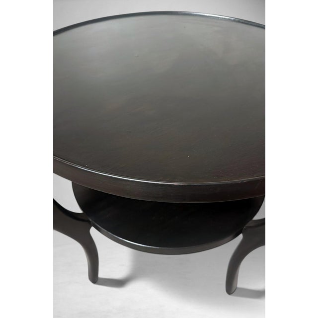 Mid 20th Century Art Deco Ebonized Walnut Coffee Table, Italy For Sale - Image 6 of 18