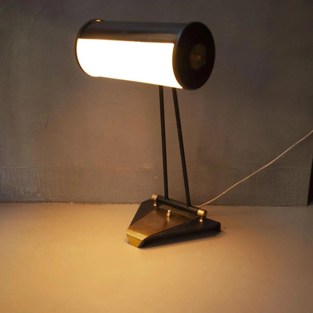 Metal Model 8051 Table Lamp from Stilnovo, 1950s For Sale - Image 7 of 8