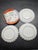 Vintage Japanese Kutani-Style Porcelain Butter Pats (Or Miniature Saucers).