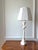 20th Century Diego Giacometti Style Plaster Figure Table Lamp For Sale - Image 4 of 5