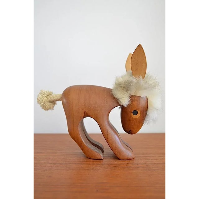 1960s Teak Donkey Figure by Arne Basse, 1960s For Sale - Image 5 of 10