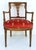 Hollywood Regency Antique Carved Venetian Plastered Wood Armchairs With Pineapple Seats For Sale - Image 3 of 12