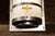 Metal Vintage Art Deco Church Wall Sconce With Milk Glass Panels For Sale - Image 7 of 9