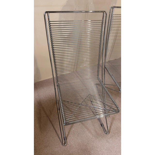 Cross-Swinger Chair by Till Behrens for Schlubach, 1980s, Set of 4 For Sale - Image 4 of 13