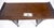 Baker Solid Walnut Pierced Carved Legs Rolled Edge Asian Console Sofa Table MINT For Sale - Image 6 of 15
