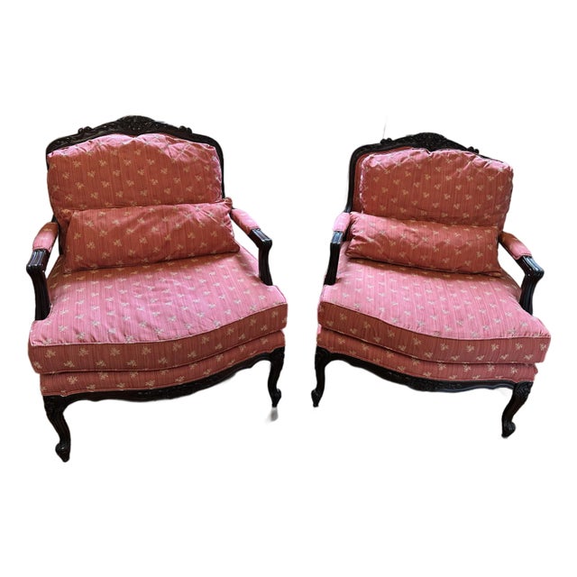 Pair of Beacon Hill Bergere Chairs For Sale