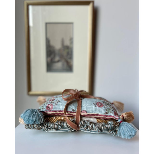 A collection of two decorative pillows filled with fragrant dried lavender. Pretty enough to display, they can also be...
