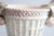 Mid 20th Century Italian Blush Pink Majolica Faux Bamboo & Fruit Wine Cooler Champagne Ice Bucket For Sale - Image 9 of 13