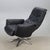 Vintage Black Leather Chair with Chrome X-Frame Base, 1980s, in Good conditions. Designed 1980 to 1989