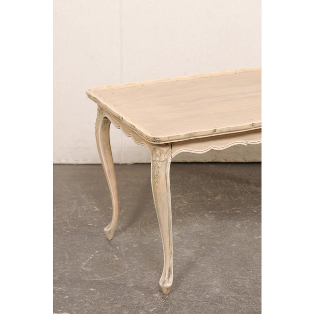 French Louis XV Style Coffee Table, Mid 20th C. For Sale - Image 3 of 12