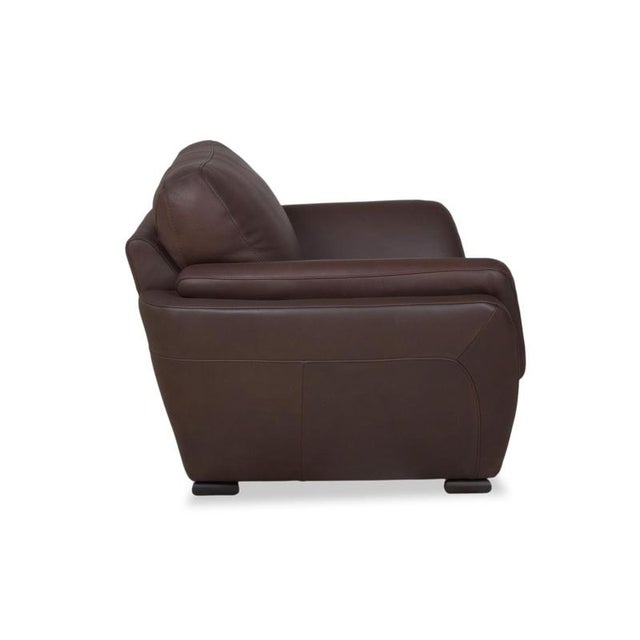 A399 Lounge Chair in Dark Brown Leather from Natuzzi Editions For Sale - Image 10 of 14