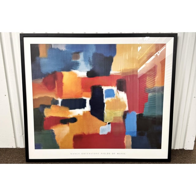 Nancy Ortenstone Nancy Ortenstone Fields of Music Abstract Expressionism Artwork Print, Framed For Sale - Image 4 of 15