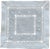 English Hand-Embroidered White Linen-Cotton Cocktail Napkins With Double Hemstitch — Set of Six New For Sale