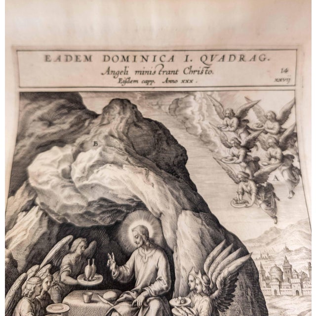 16th Century Old Master Engraving After Bernardino Passeri for Nadal's Evangelicae Historiae Imagines, Plate 14 For Sale - Image 9 of 16