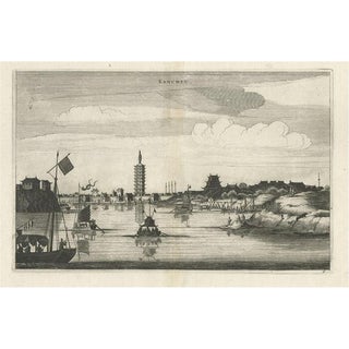 Johannes Nieuhof, City of Kancheu in China, 1668, Print For Sale
