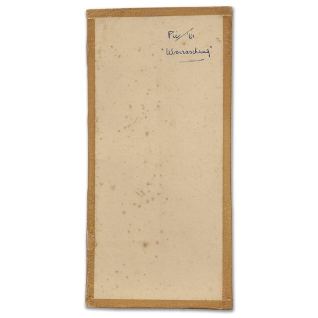1960s Charles Higgins / Pic, Überraschung (Surprise), 1964, Oil on Paper Laid on Card, Framed For Sale - Image 5 of 7