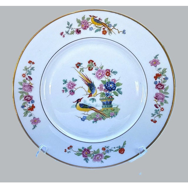 Mid-Century Modern Vintage Lamberton China Audubon Collection - Bird of Paradise - 8 Dinner Plates For Sale - Image 3 of 13
