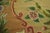 Textile 1920s Tan Almond Floral Folk Art Antique American Hooked Rug 6'6"x 7'5" Handknotted Wool Carpet For Sale - Image 7 of 8