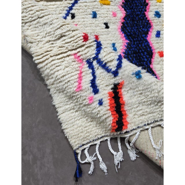 Contemporary Moroccan Tribal Rug - 7.2 X 5.9 Ft For Sale In Cleveland - Image 6 of 8