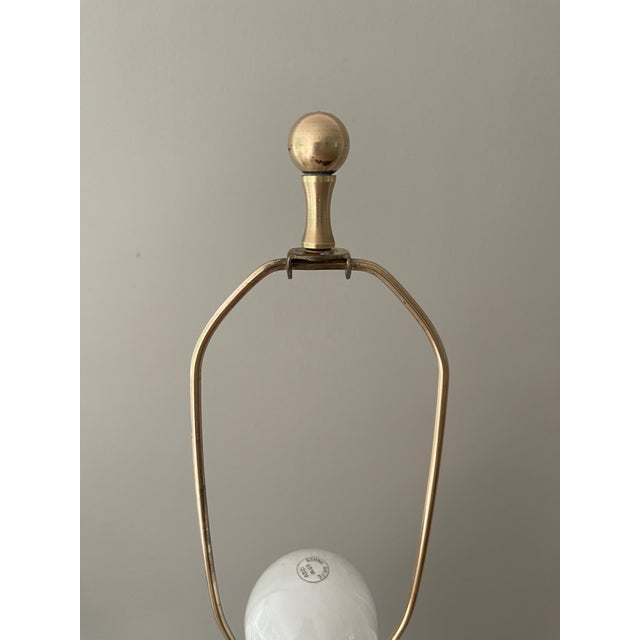 1930s Vintage Art Mid Century Modern Drip Glaze Ceramic Lamp For Sale - Image 5 of 11