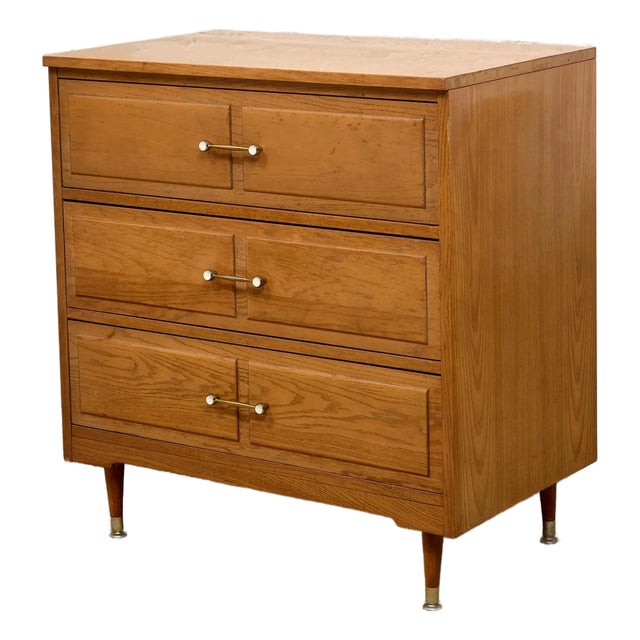Mid 20th Century Lowboy Elmwood Dresser For Sale