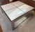 Leon Rosen for Pace Collection Coffee Table in Steel With Portuguese Marble Top For Sale - Image 6 of 6