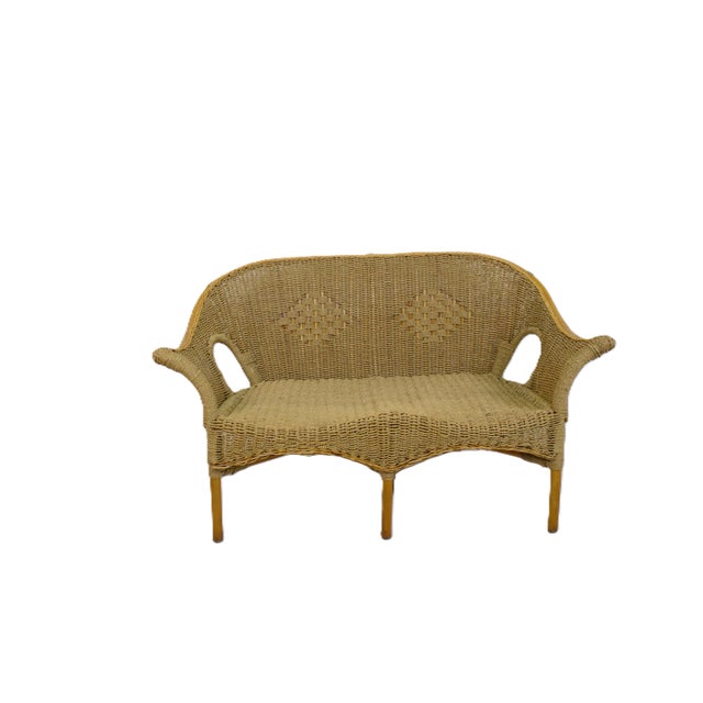 Vintage Bamboo Sofa, 1960s For Sale - Image 9 of 9