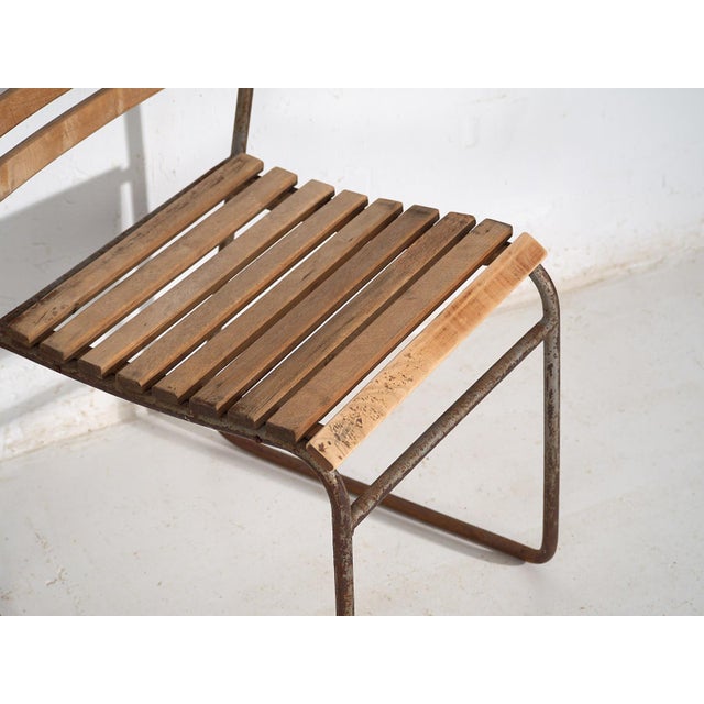 Wood Vintage Garden Chairs, 1920, Set of 4 For Sale - Image 7 of 12
