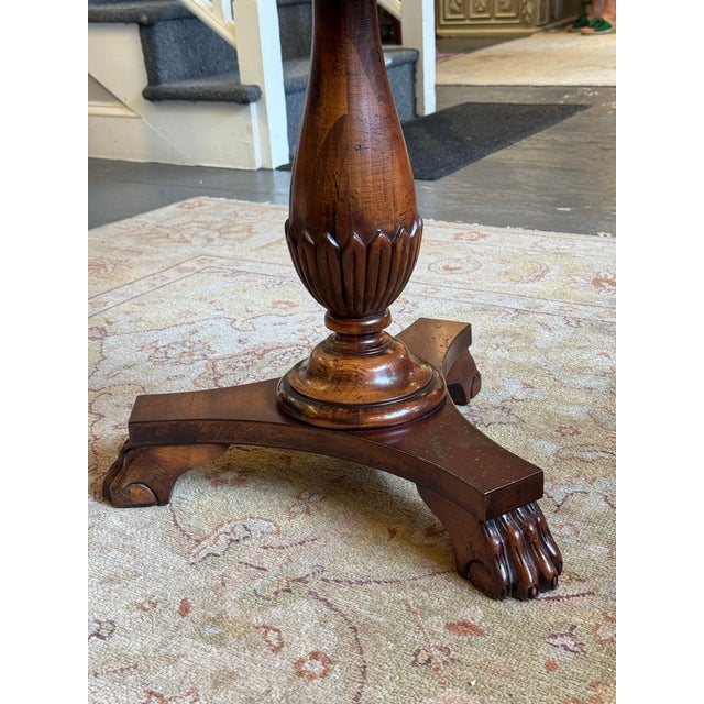 Late 20th Century Late 20th Century CTH Sherill Occasional Antique Mahogany Octagon Table For Sale - Image 5 of 9