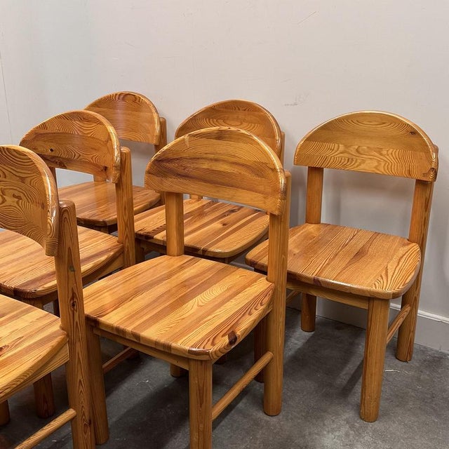 Pine Dining Chairs by Rainer Daumiller, Denmark, 1970s, Set of 6 For Sale - Image 6 of 14