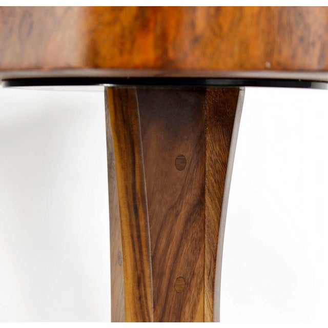 Not Yet Made - Made To Order Mesquite Slab Top Side Table With Tripod Walnut Base by Michael Maximo For Sale - Image 5 of 10
