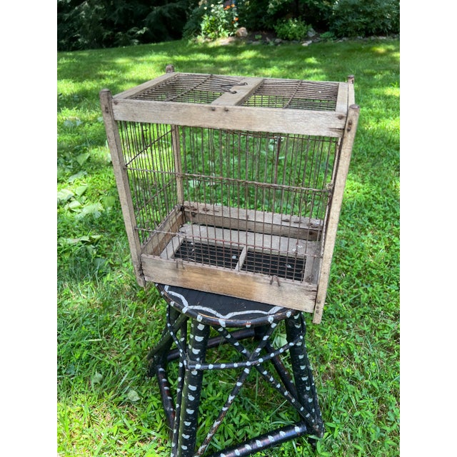 Antique Late 19th Century English Birdcage For Sale In Greenville, SC - Image 6 of 6