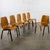 Late 20th to Early 21st Century Modern Walnut Molded Plywood Chairs Stackable Connectable Refinished Set of 6 For Sale - Image 9 of 18