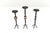 Mid-Century Modern Mid-Century Modern Handmade Iron and Brass Candleholders, 1950s, Set of 3 For Sale - Image 3 of 8