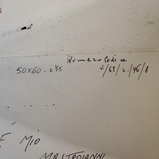 Umberto Mastroianni, Mio Mastroianni, 1975, Painting on Cardboard, Framed For Sale - Image 16 of 17