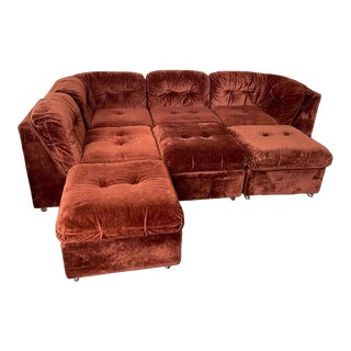 Vintage Modular Sectional Sofa For Sale