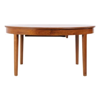 Vintage Danish Oval Dining Table in Rosewood, 1960s For Sale