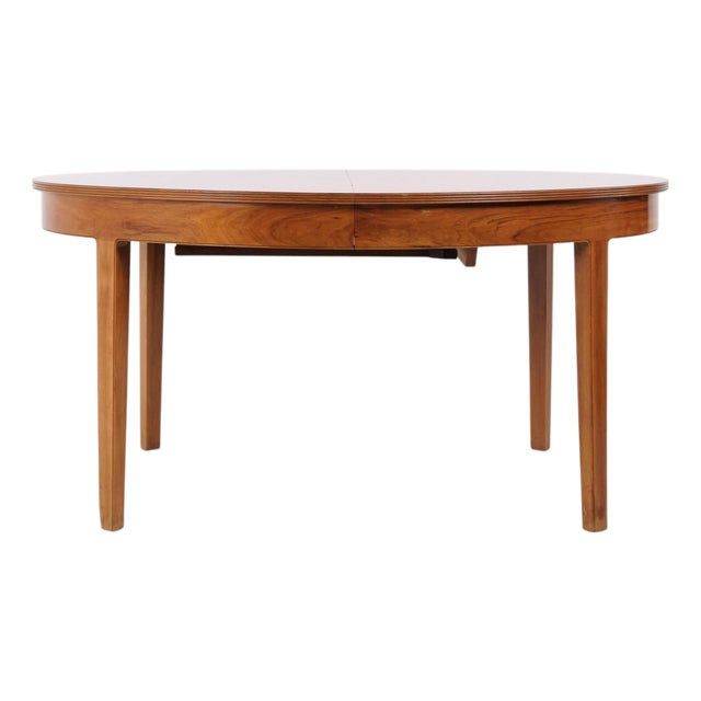 Vintage Danish Oval Dining Table in Rosewood, 1960s For Sale