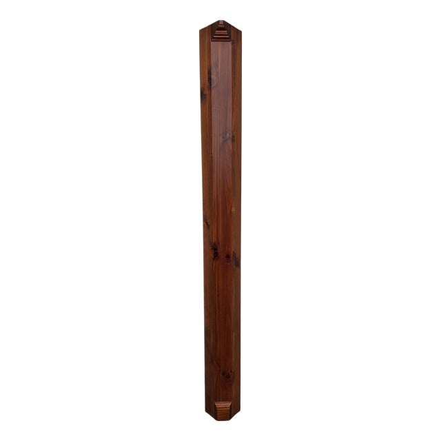 Ethan Allen Country Craftsman Corner Cabinet Shelf Display Knotty Pine Hutch For Sale