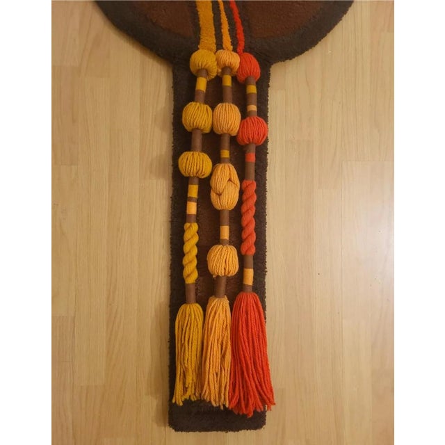Mid-Century Modern Tapestry or Rug by Ewald Kröner, 1970s For Sale - Image 3 of 7