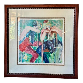 “The Last Performance,” by Barbara Wood, 1996 Signed Serigraph, Framed For Sale
